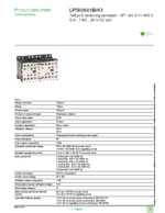 Datasheet for Schneider Electric LP5K0601BW3, EAN: 3389110500622