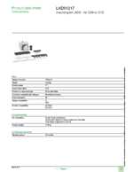Datasheet for Schneider Electric LAD91217, EAN: 3389110392647 Datasheet for Schneider Electric LAD91217, EAN: 3389110392647