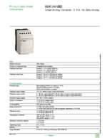 Datasheet for Schneider Electric RMCA61BD, EAN: 3389110108880 Datasheet for Schneider Electric RMCA61BD, EAN: 3389110108880