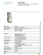 Datasheet for Schneider Electric RMPT30BD, EAN: 3389110108965