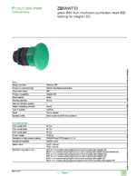 Datasheet for Schneider Electric ZB5AW733, EAN: 3389110666847