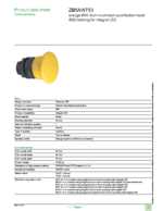 Datasheet for Schneider Electric ZB5AW753, EAN: 3389110666861