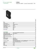 Datasheet for Schneider Electric VZN06, EAN: 3389110760064