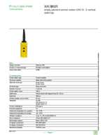 Datasheet for Schneider Electric XACB025, EAN: 3389110740165