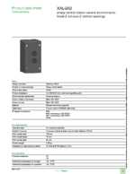 Datasheet for Schneider Electric XALG02, EAN: 3389119019330