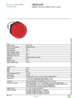 Datasheet for Schneider Electric XB7EV64P, EAN: 3389110839593