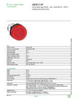 Datasheet for Schneider Electric XB7EV74P, EAN: 3389110839654
