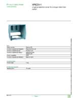 Datasheet for Schneider Electric XPEZ911, EAN: 3389110471274