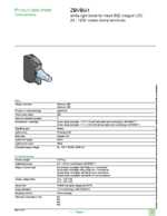Datasheet for Schneider Electric ZBVBG1, EAN: 3389110070422