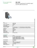 Datasheet for Schneider Electric ZBV18B1, EAN: 3389110861136