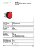 Datasheet for Schneider Electric ZB4BA47, EAN: 3389110220094