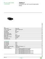 Datasheet for Schneider Electric ZB4BG27, EAN: 3389110828313