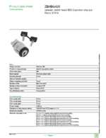Datasheet for Schneider Electric ZB4BG420, EAN: 3389110121902