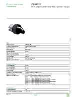 Datasheet for Schneider Electric ZB4BD27, EAN: 3389110826920