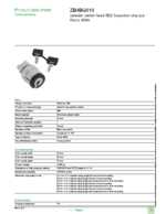 Datasheet for Schneider Electric ZB4BG010, EAN: 3389110120981