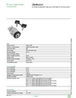 Datasheet for Schneider Electric ZB4BG020, EAN: 3389110121025