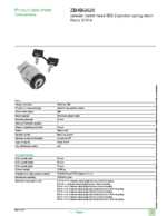 Datasheet for Schneider Electric ZB4BG620, EAN: 3389110122046