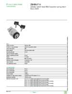 Datasheet for Schneider Electric ZB4BG714, EAN: 3389110122305