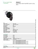 Datasheet for Schneider Electric ZB4BJ57, EAN: 3389110827743