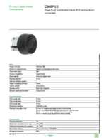 Datasheet for Schneider Electric ZB4BP2S, EAN: 3389110999297