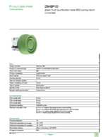 Datasheet for Schneider Electric ZB4BP3S, EAN: 3389110999303
