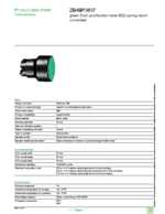 Datasheet for Schneider Electric ZB4BP3837, EAN: 3389110222234
