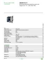 Datasheet for Schneider Electric ZB4BW0G15, EAN: 3389110893311