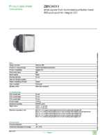 Datasheet for Schneider Electric ZB5CH313, EAN: 3389110177343