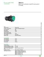 Datasheet for Schneider Electric ZB6AA3, EAN: 3389110775419