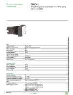 Datasheet for Schneider Electric ZB6DA1, EAN: 3389110775488