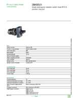 Datasheet for Schneider Electric ZB6DD23, EAN: 3389110776874