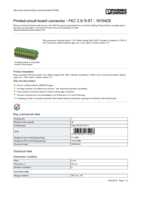 Datasheet for Phoenix Contact 1910429, EAN: 4017918175207