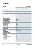 Datasheet for Siemens 3SB22260AF01, EAN: 4011209028302