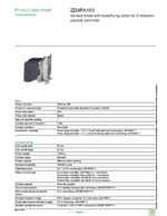 Datasheet for Schneider Electric ZD4PA103, EAN: 3389110285918