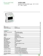 Datasheet for Schneider Electric SR2B122BD, EAN: 3389110547610