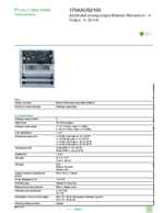 Datasheet for Schneider Electric 170AAO92100, EAN: 3595861147720