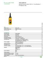 Datasheet for Schneider Electric XACA29131, EAN: 3389110426854