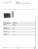 Datasheet for Schneider Electric 19083, EAN: 3303430190837 Datasheet for Schneider Electric 19083, EAN: 3303430190837