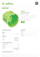 Datasheet for Spelsberg 92006501, EAN: 4013902170524 Datasheet for Spelsberg 92006501, EAN: 4013902170524