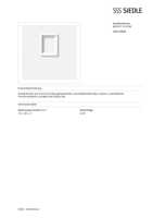 Datasheet for Siedle 200016400-01, EAN: 4015739164004