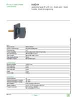 Datasheet for Schneider Electric KAE1H, EAN: 3389110980639
