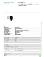 Datasheet for Schneider Electric KAXZ1C12, EAN: 3389110980769