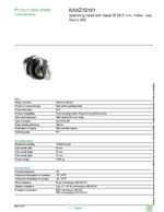 Datasheet for Schneider Electric KAXZ1S161, EAN: 3389110980813