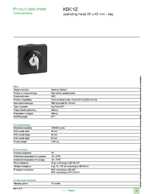 Datasheet for Schneider Electric KDC1Z, EAN: 3389110835762