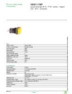Datasheet for Schneider Electric XB6ECV5BP, EAN: 3389110626490
