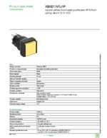 Datasheet for Schneider Electric XB6ECW5J1P, EAN: 3389110626766