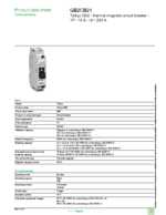 Datasheet for Schneider Electric GB2CB21, EAN: 3389110864250