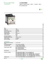 Datasheet for Schneider Electric CA3KN40ED, EAN: 3389110484687