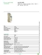 Datasheet for Schneider Electric GC2511M5, EAN: 3389110720723