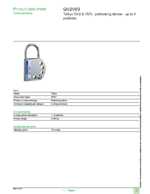 Datasheet for Schneider Electric GV2V03, EAN: 3389110513608 Datasheet for Schneider Electric GV2V03, EAN: 3389110513608